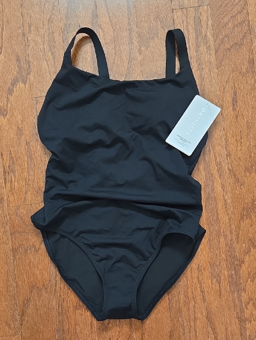 Athleta Black Tank-Style One-Piece Swimsuit Size Small NWT